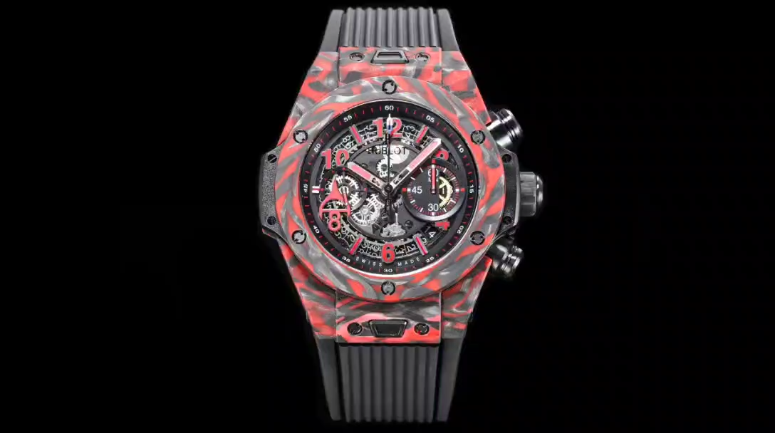Hublot 411.QV.1123.NR.OVK21 Big Bang Unico Red Carbon Alex Ovechkin Watch 45mm