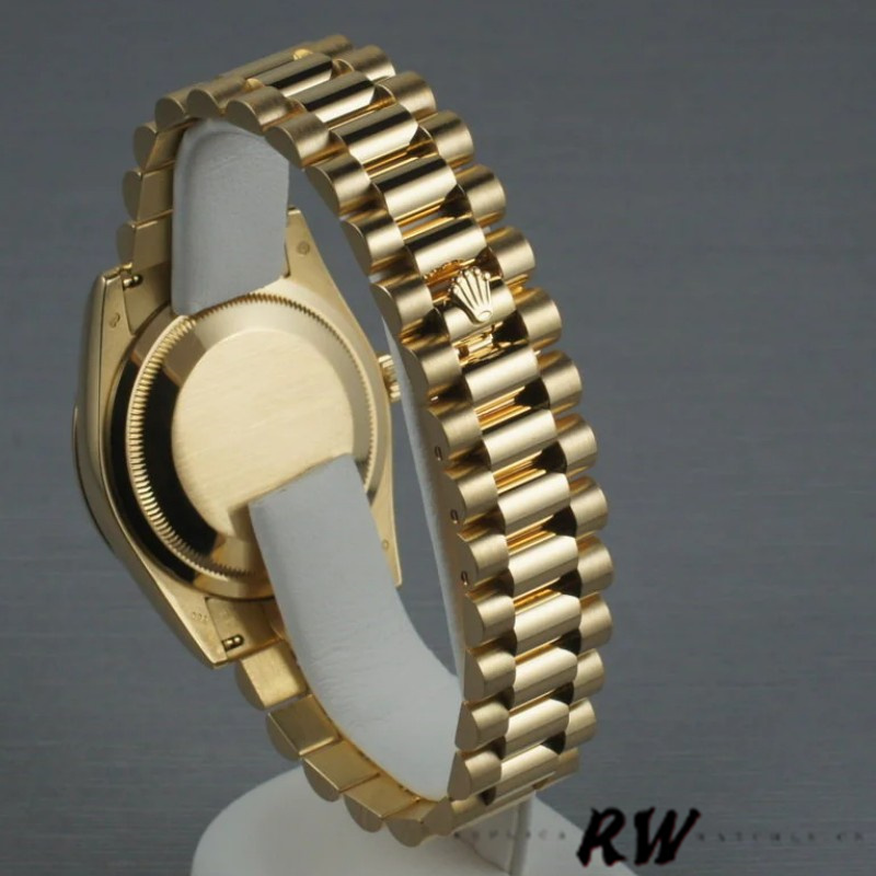 Rolex Day-Date 118208 White Roman Dial Roman Numerals 36mm Unisex Replica Watch