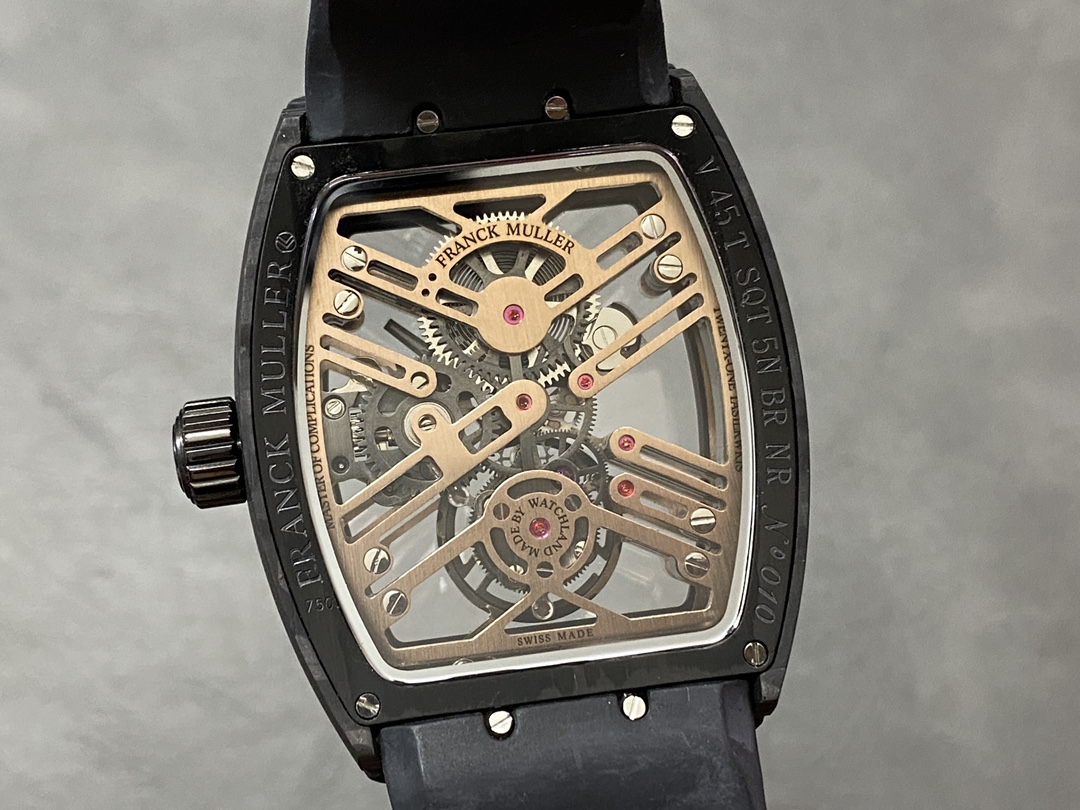 Franck Muller Vanguard Seven Days V 45 S6 SQT NR BR (5N) TT SK BLK