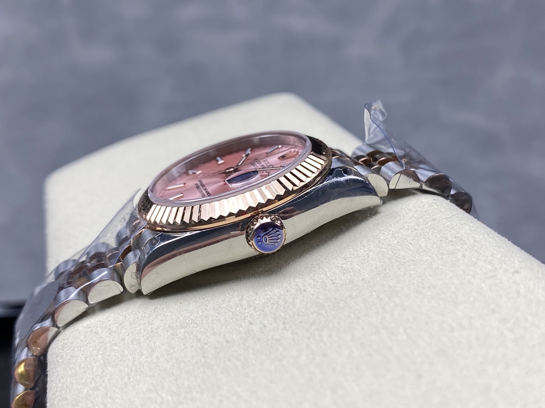 Rolex Lady Datejust 31 Two-Tone Fluted Rose Jubilee 279171 0023