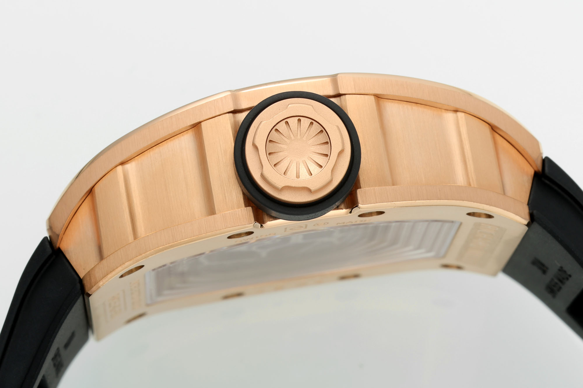 Richard Mille RM 035 Black Toro Nadal Rose Gold Replica Watch