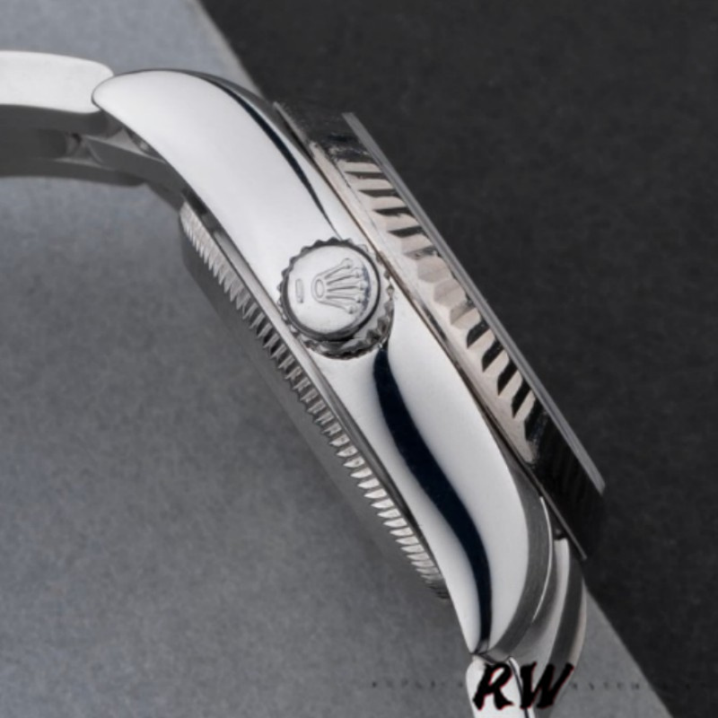 Rolex Oyster Perpetual 176234 Black Dial Blue Baton 26MM Lady Replica Watch