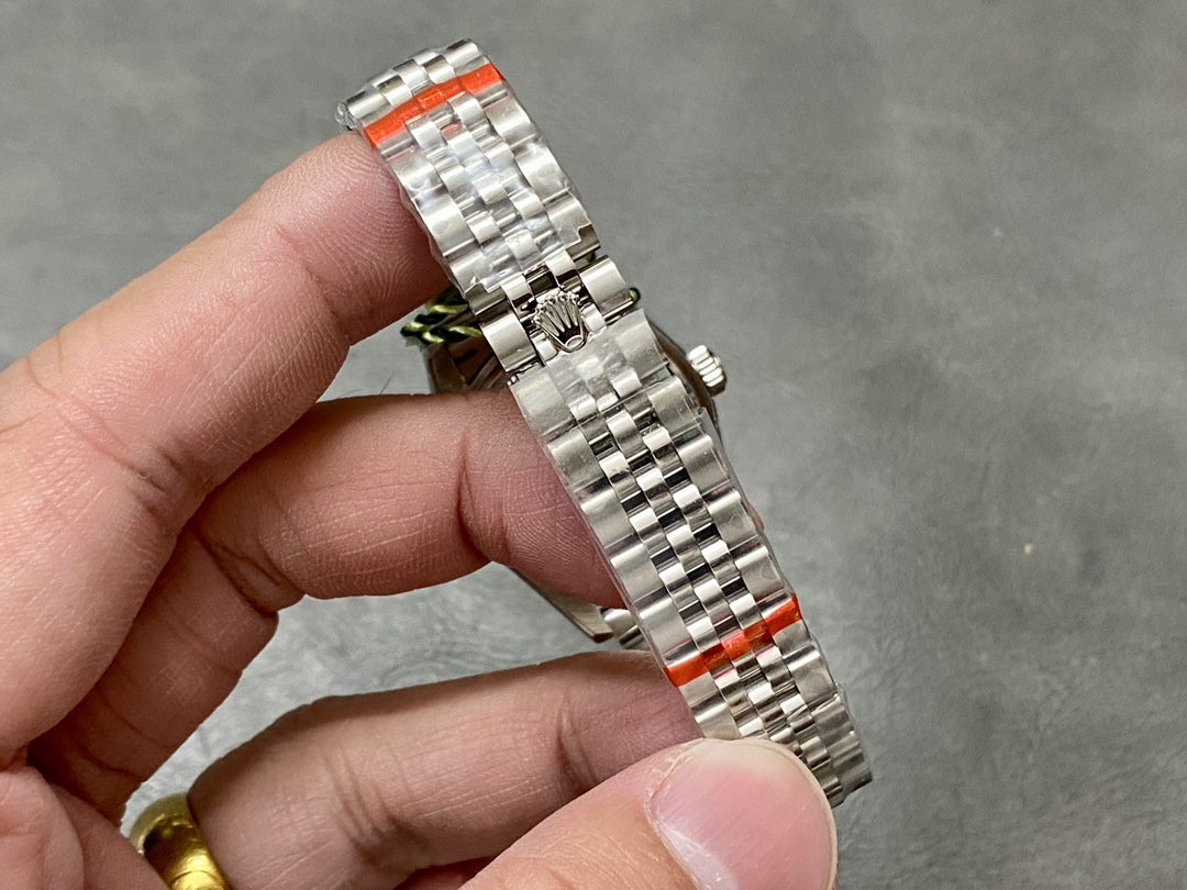 Rolex Datejust 279174 Stainless Steel Dark Grey Roman Dial 28mm Lady Replica Watch