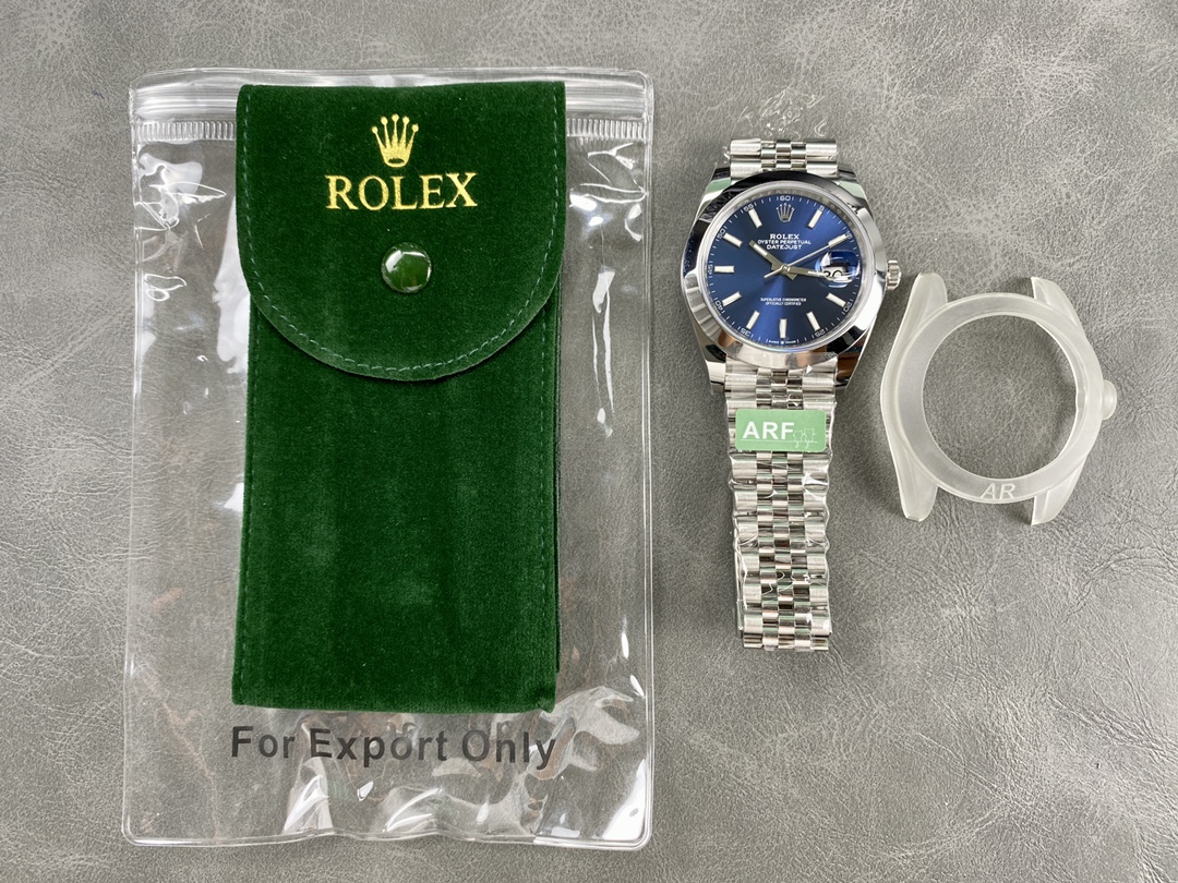 Rolex Datejust 41 Blue Fluted Dial Stainless Steel Jubilee Bracelet 126300 0002