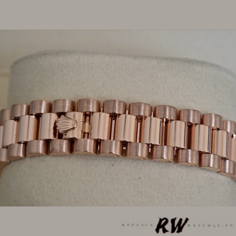 Rolex Datejust 178275 Everose Gold Jubile Silver Dial 31mm Lady Replica Watch