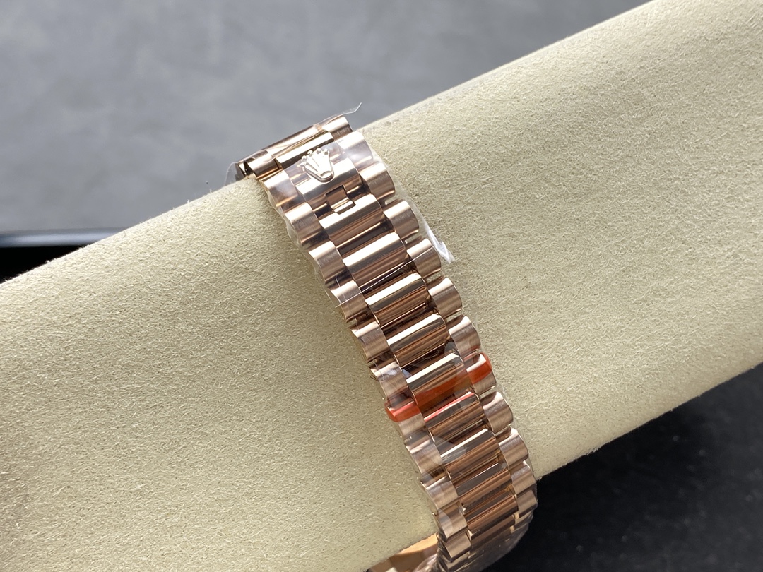 Rolex Day-Date 118235 Rose Gold Chocolate Brown Dial 36mm Unisex Replica Watch