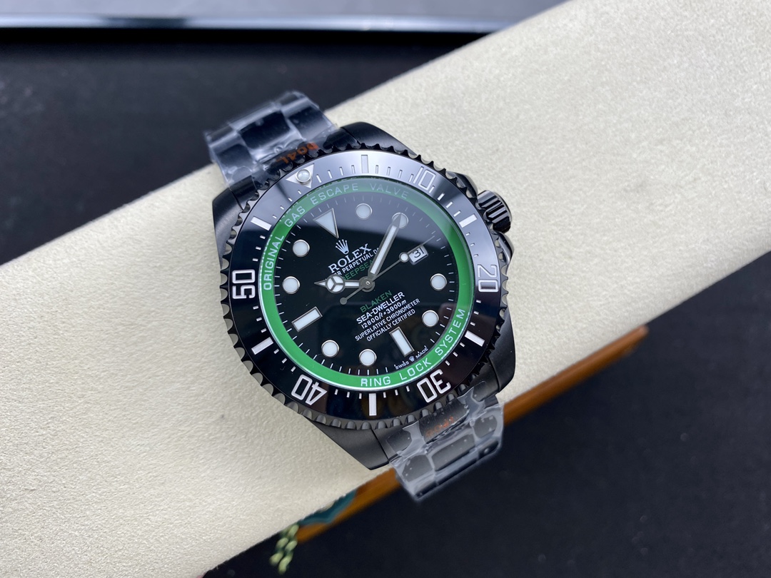 Rolex Sea Dweller Deepsea Mens Blaken Custom Edition 44mm