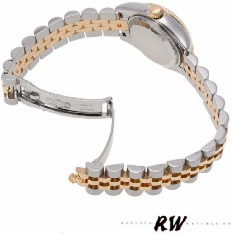 Rolex Datejust 179173 White Dial Diamonds Fluted Bezel 26MM Lady Replica Watch