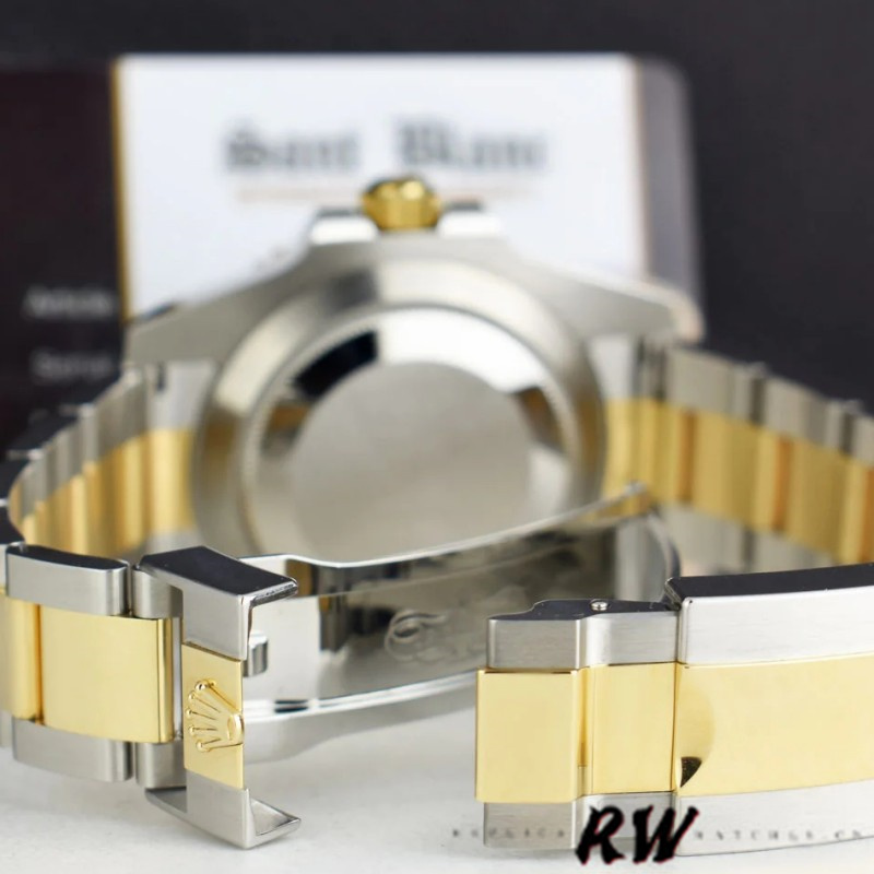 Replica Rolex Submariner Date 116613LB Two Tone Blue Dial 40mm Mens Watch