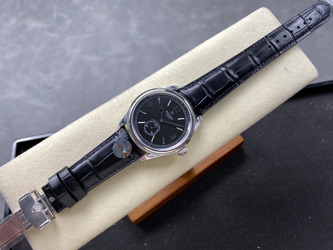 Rolex 1908 Black Dial 52509 0002 39 mm Replica Watch