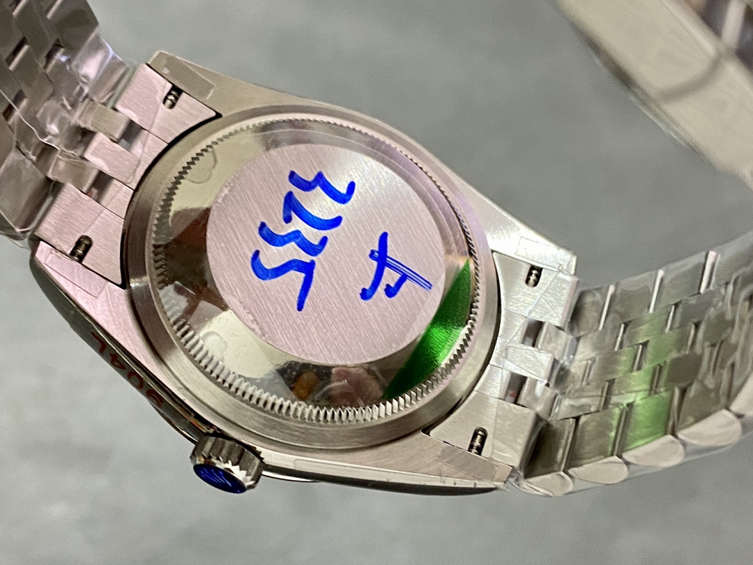 Rolex Datejust 36 White Gold & Diamonds Silver Dial M126284RBR 0005 Women's Watch