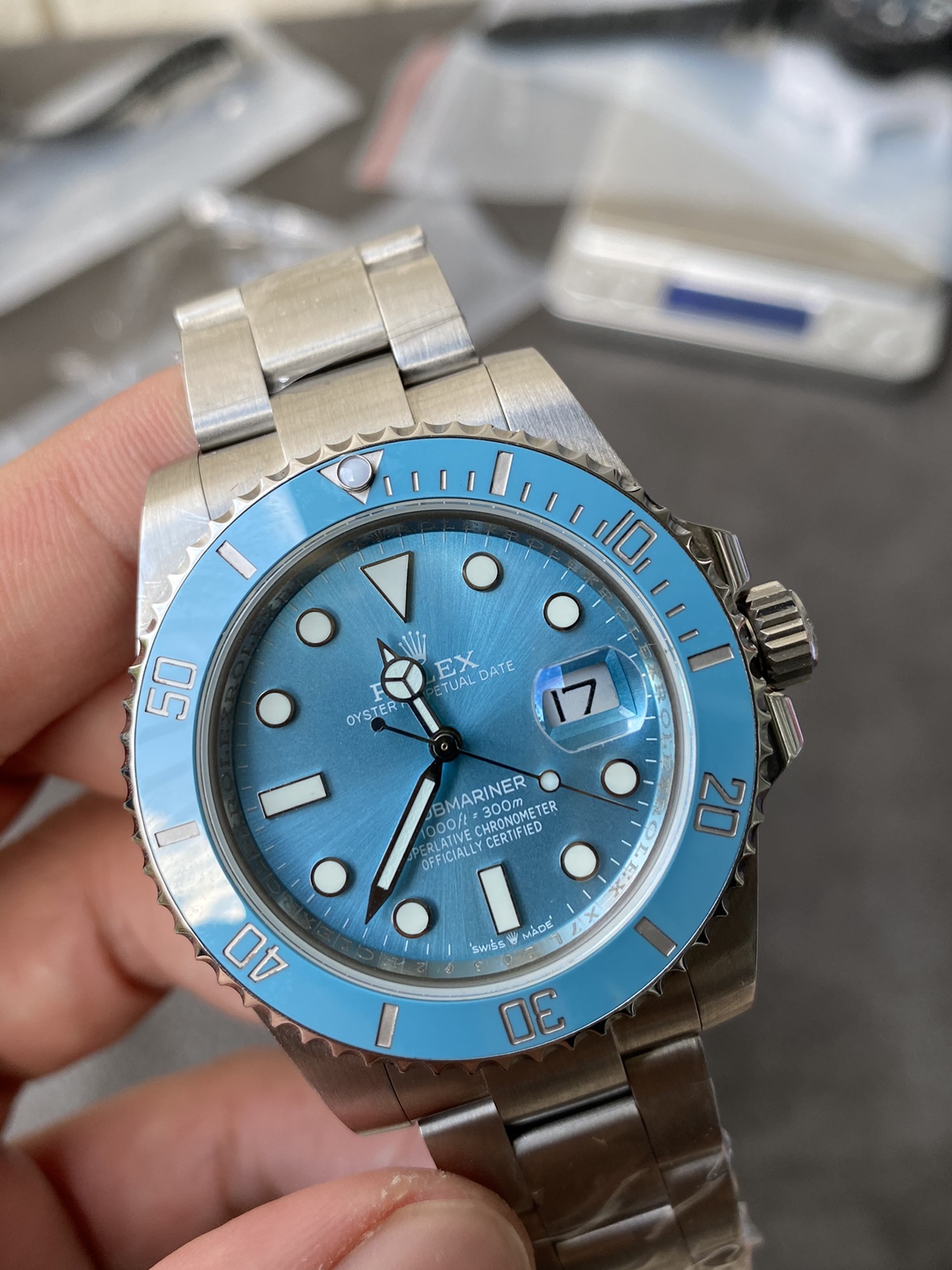 Rolex Submariner Date 41 Turquoise Blaken Goldsmith & Complications