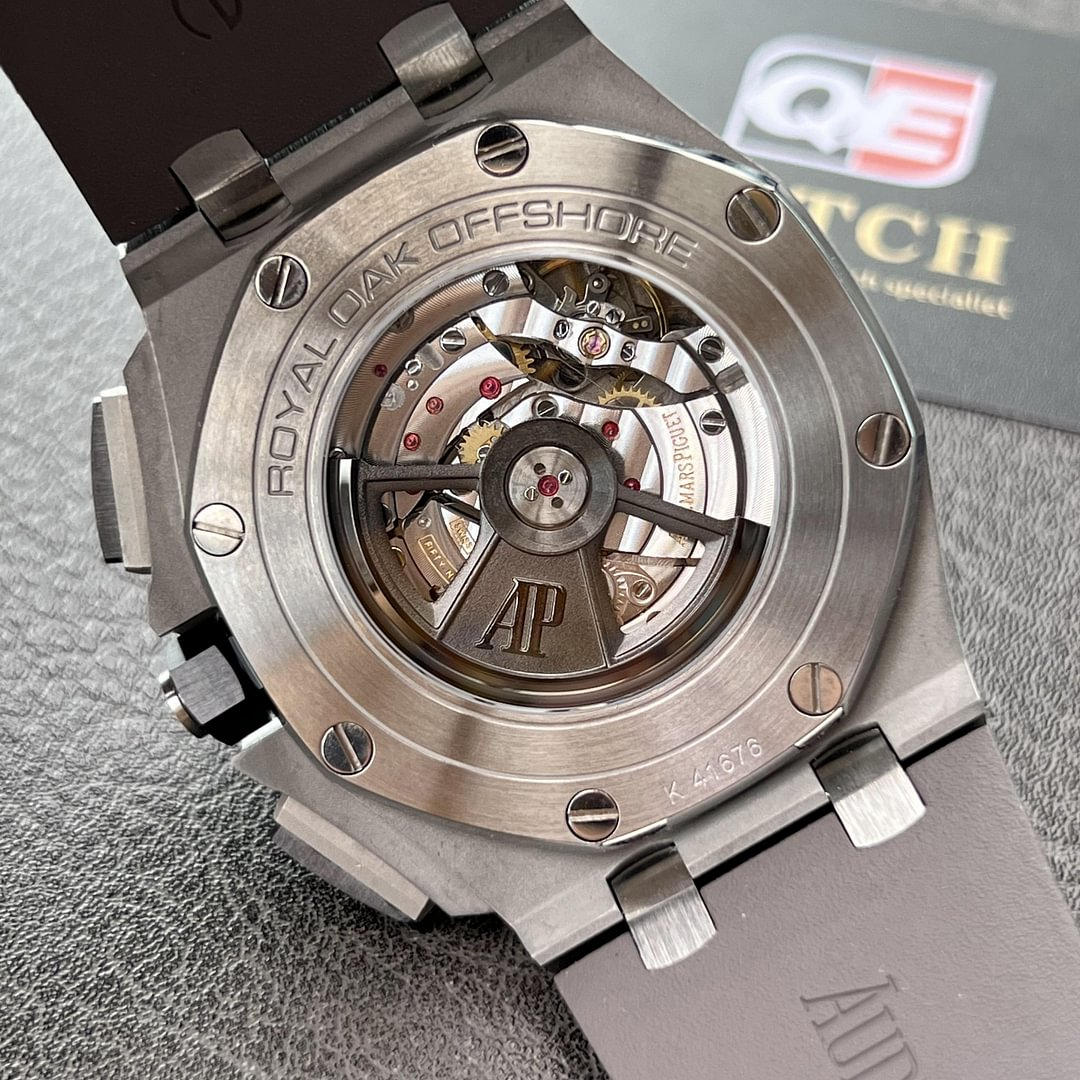 AUdemars Piguet Royal Oak Offshore Chronograph Panda dial Ceramic Bezel on Black Rubber Strap 44mm Super Clone