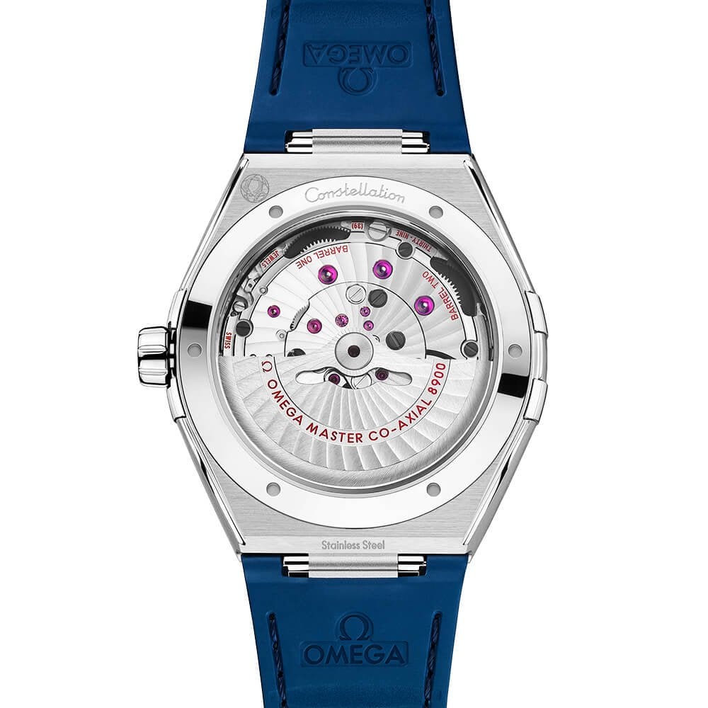 OMEGA Constellation 41mm Steel & Ceramic White Ceramic Dial Automatic Strap Watch