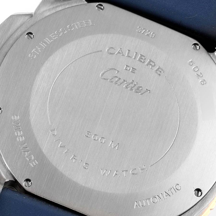 CARTIER CALIBRE ROSE GOLD MIX BLUE 42mm WGCA0010