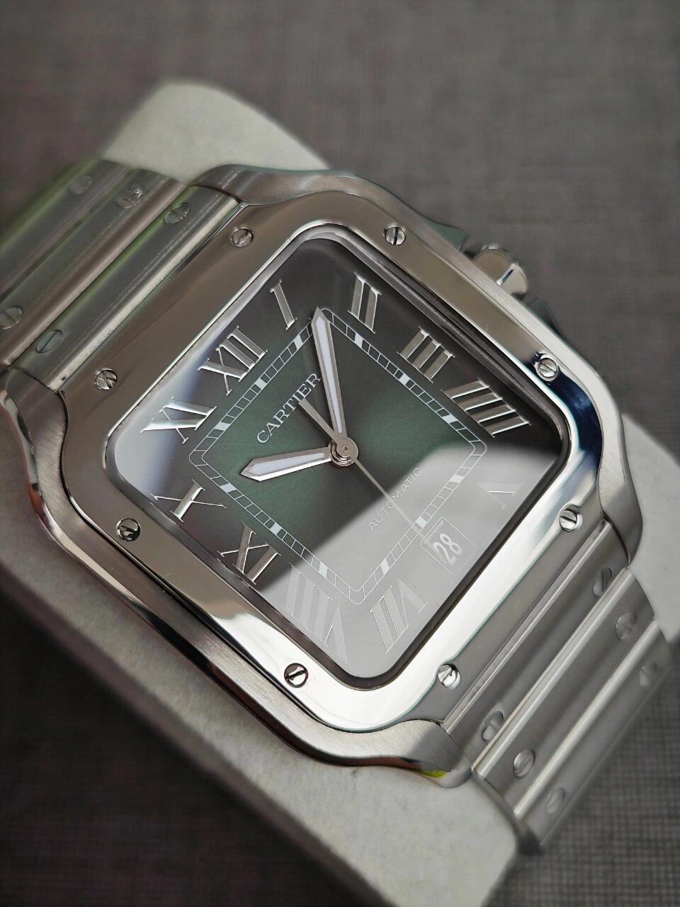 CARTIER SANTOS WSSA0062 GREEN 39.8mm