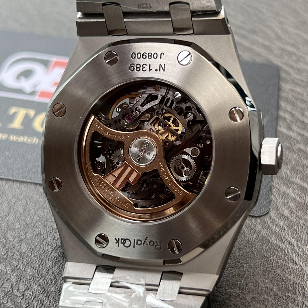 Audemars Piguet Royal Oak 15407ST.OO.1220ST.01 Grey Openworked Dial 41Mm Stainless Steel Super Clone