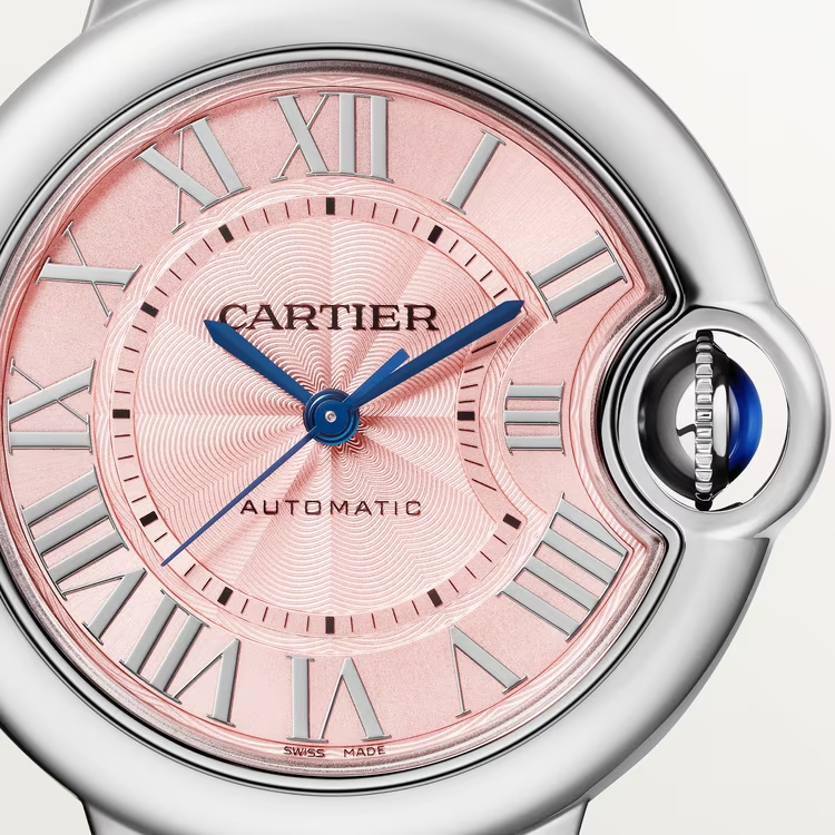 CARTIER BALLON BLEU Pink Dial 33mm