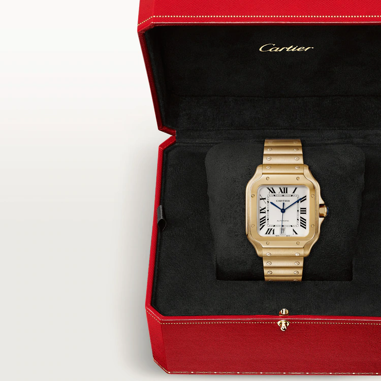 CARTIER SANTOS Gold 35mm