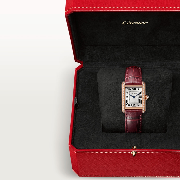 CARTIER TANK LOUIS Rose Gold Diamond 22mm