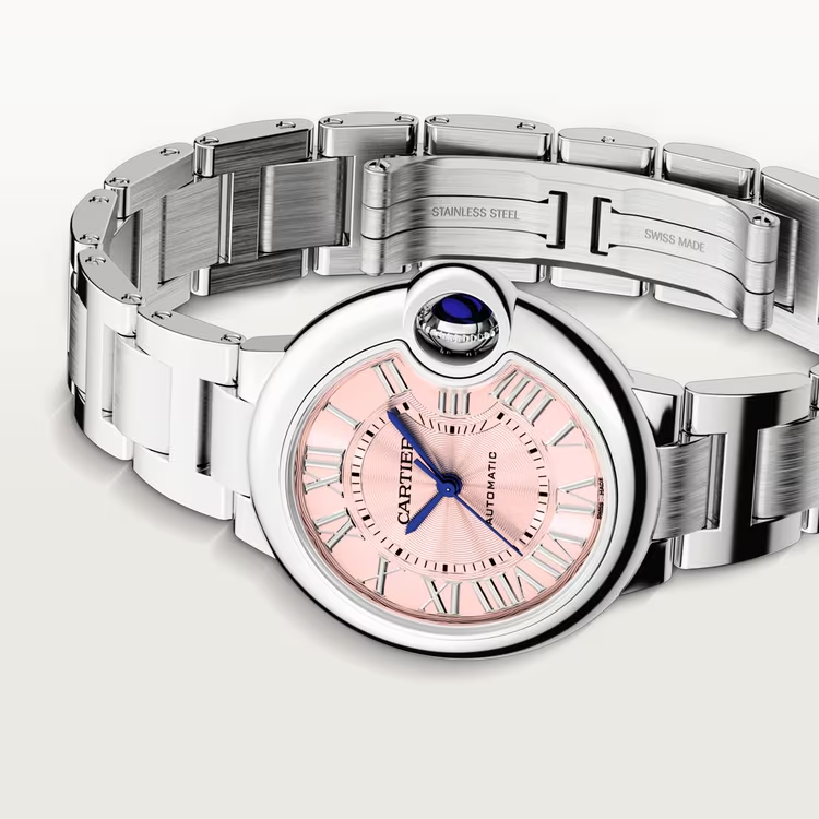 CARTIER BALLON BLEU Pink Dial 33mm
