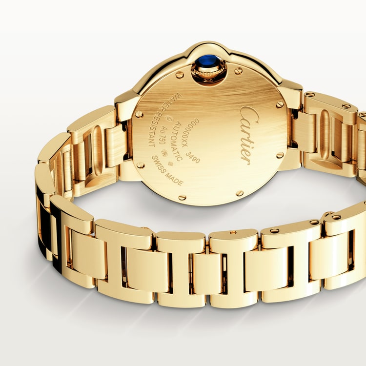 CARTIER BALLON BLEU Diamond Yellow Gold 33mm