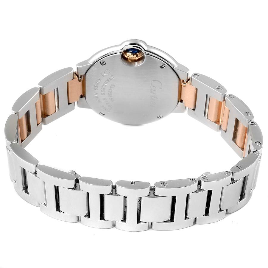 CARTIER BALLON BLEU Pink Mother of Pearl Dial 28mm