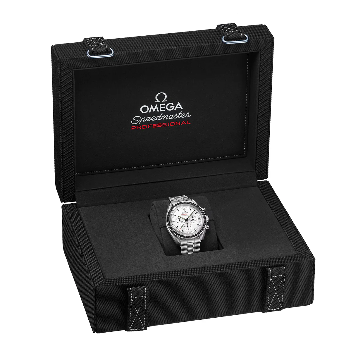 OMEGA Speedmaster Moonwatch 42mm White Dial Men's Bracelet Watch