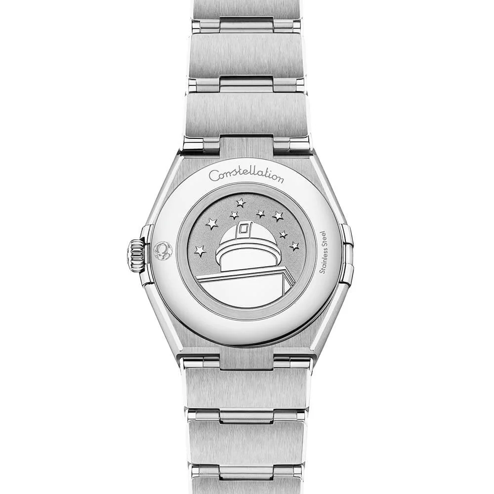 OMEGA Constellation 28mm Pink Sunray Dial Ladies Bracelet Watch