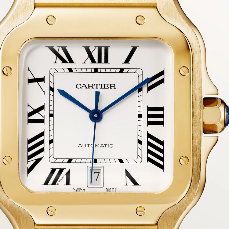 CARTIER SANTOS Gold 35mm