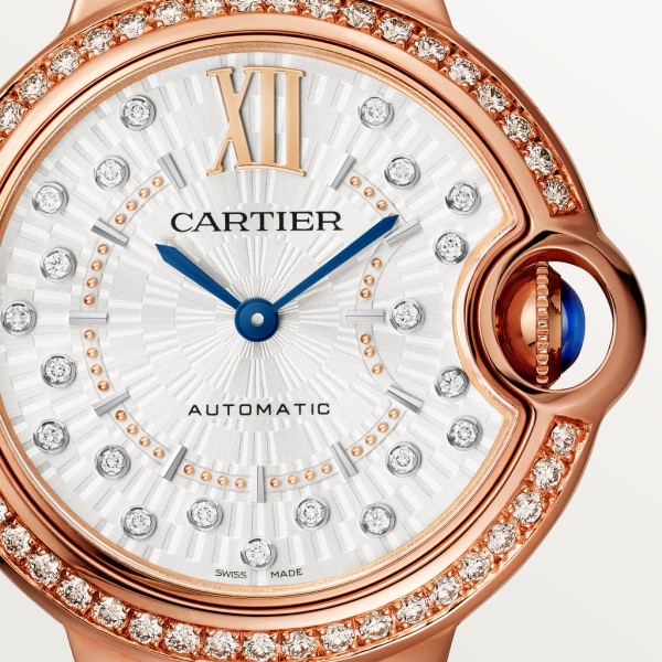 CARTIER BALLON BLEU Diamond Rose Gold 33mm