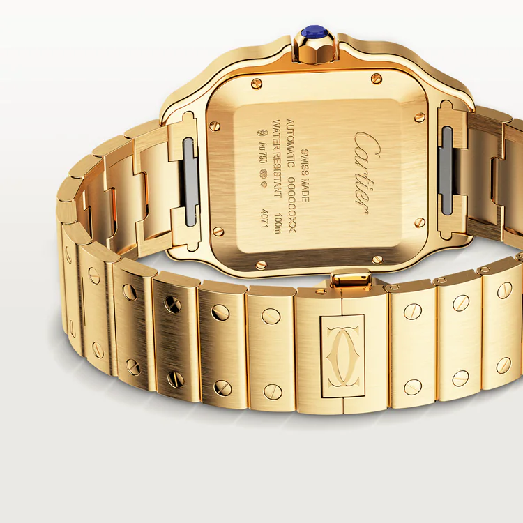 CARTIER SANTOS Gold 35mm