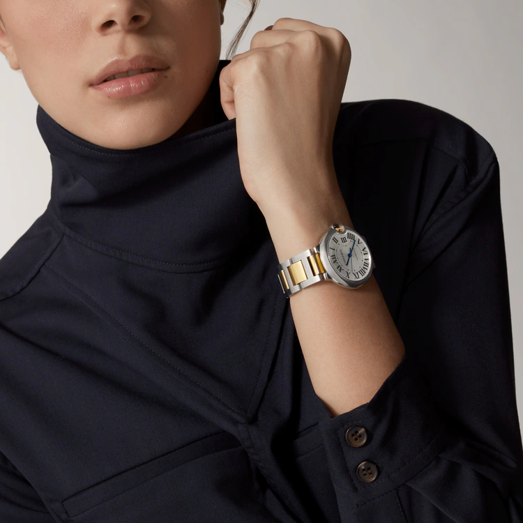 CARTIER BALLON BLEU Gold mix 36mm