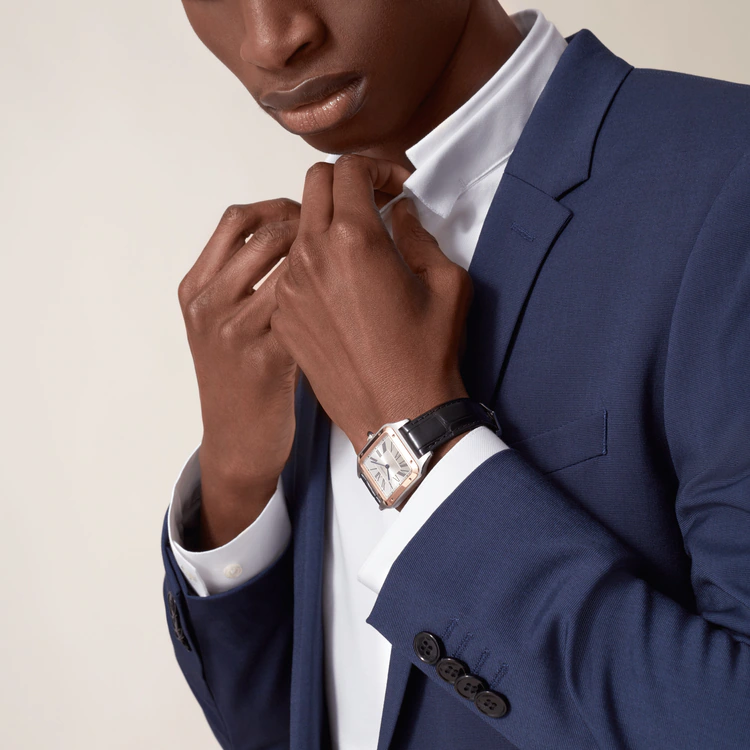 CARTIER SANTOS-DUMONT RoseGoldMix 43.5mm