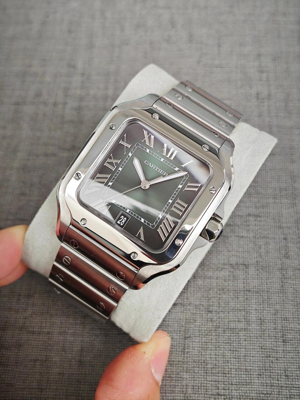 CARTIER SANTOS WSSA0062 GREEN 39.8mm
