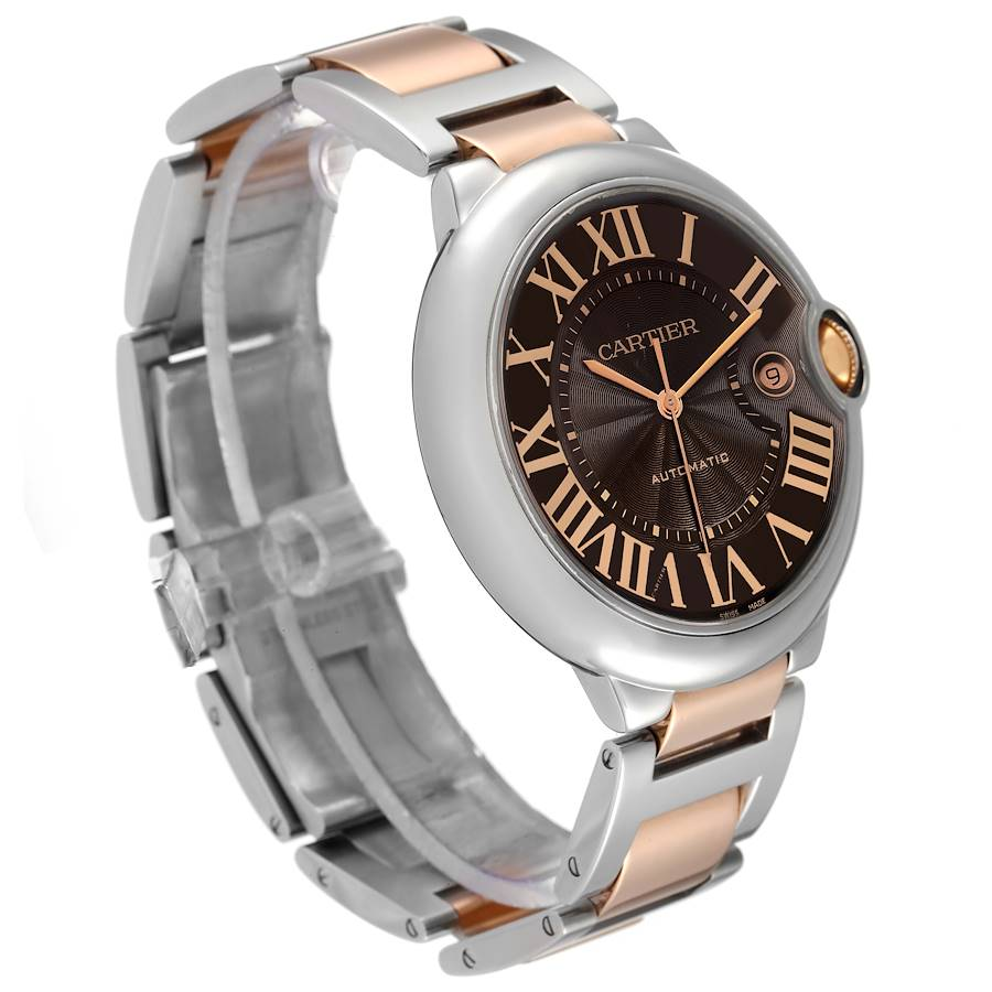 CARTIER BALLON BLEU Rose Gold Mix Chocolate 42mm