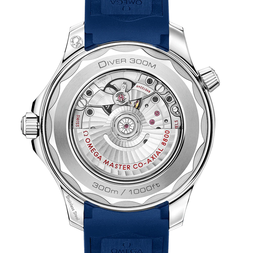 OMEGA Seamaster Diver 300m 42mm Blue Dial Men's Rubber Strap Watch