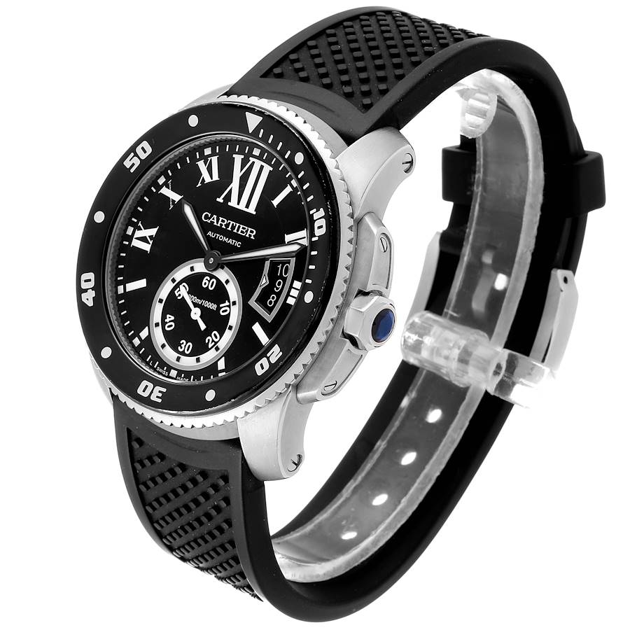 CARTIER Calibre Diver Black Rubber 42mm W7100056