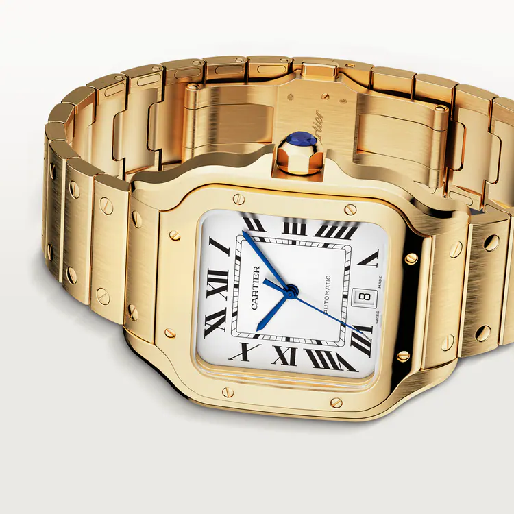CARTIER SANTOS Gold 35mm