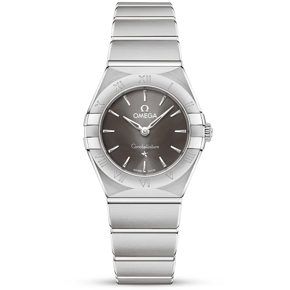OMEGA Constellation 25mm Grey Index Dial Ladies Watch