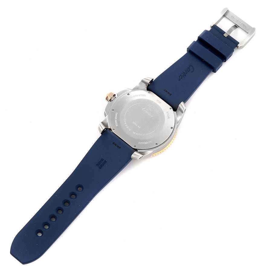 CARTIER CALIBRE ROSE GOLD MIX BLUE 42mm WGCA0010