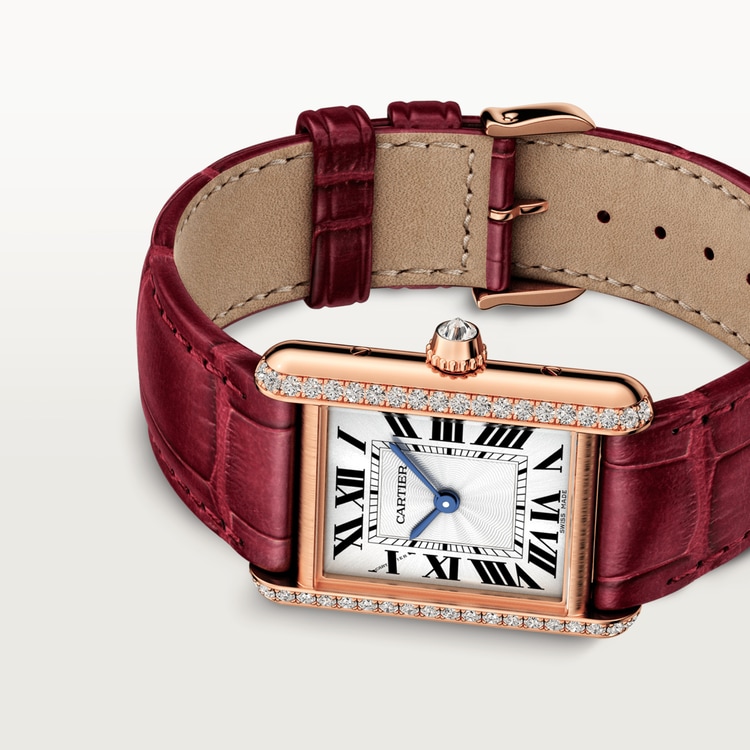 CARTIER TANK LOUIS Rose Gold Diamond 22mm