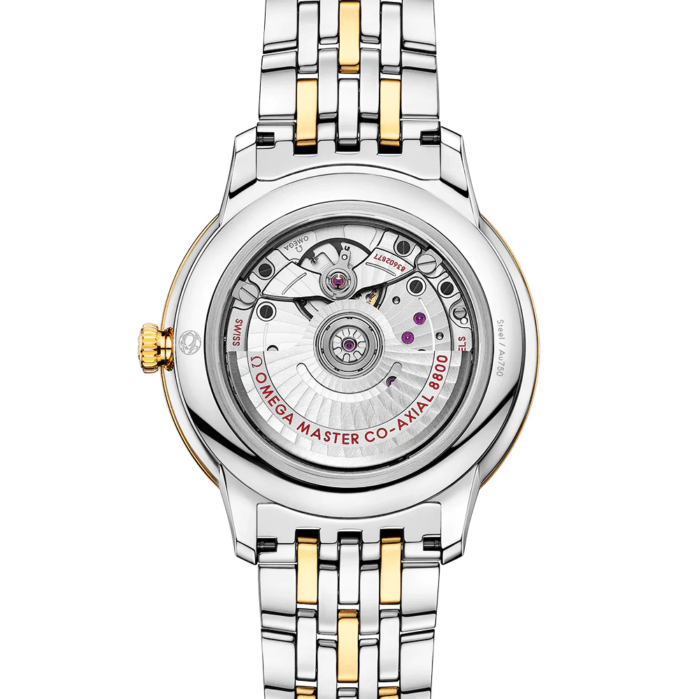 OMEGA De Ville Prestige 40mm Two-Tone Silver Dial Men's Automatic Bracelet Watch