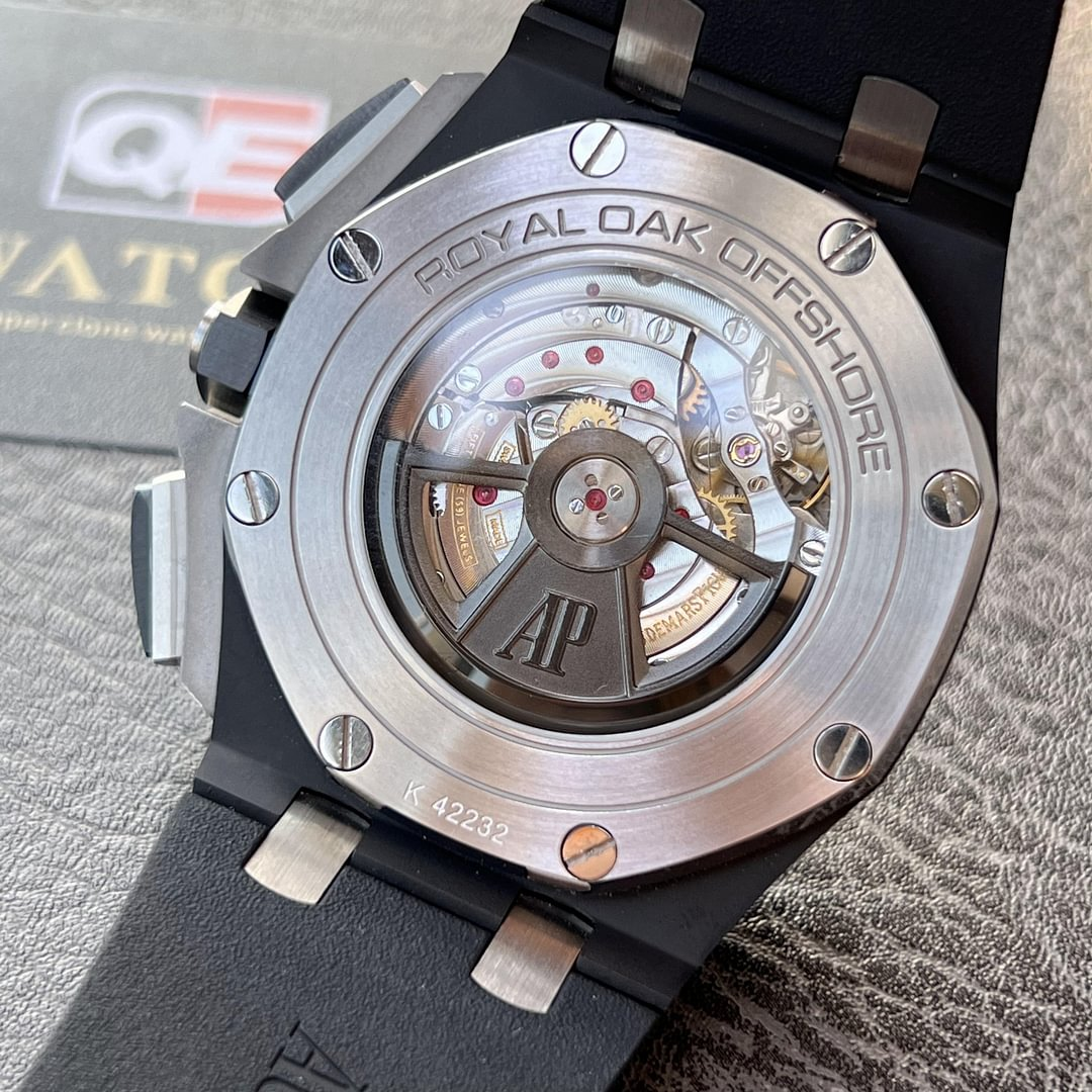 AUdemars Piguet Royal Oak Offshore Chronograph Full Ceramic on Black Rubber Strap 44mm Super Clone