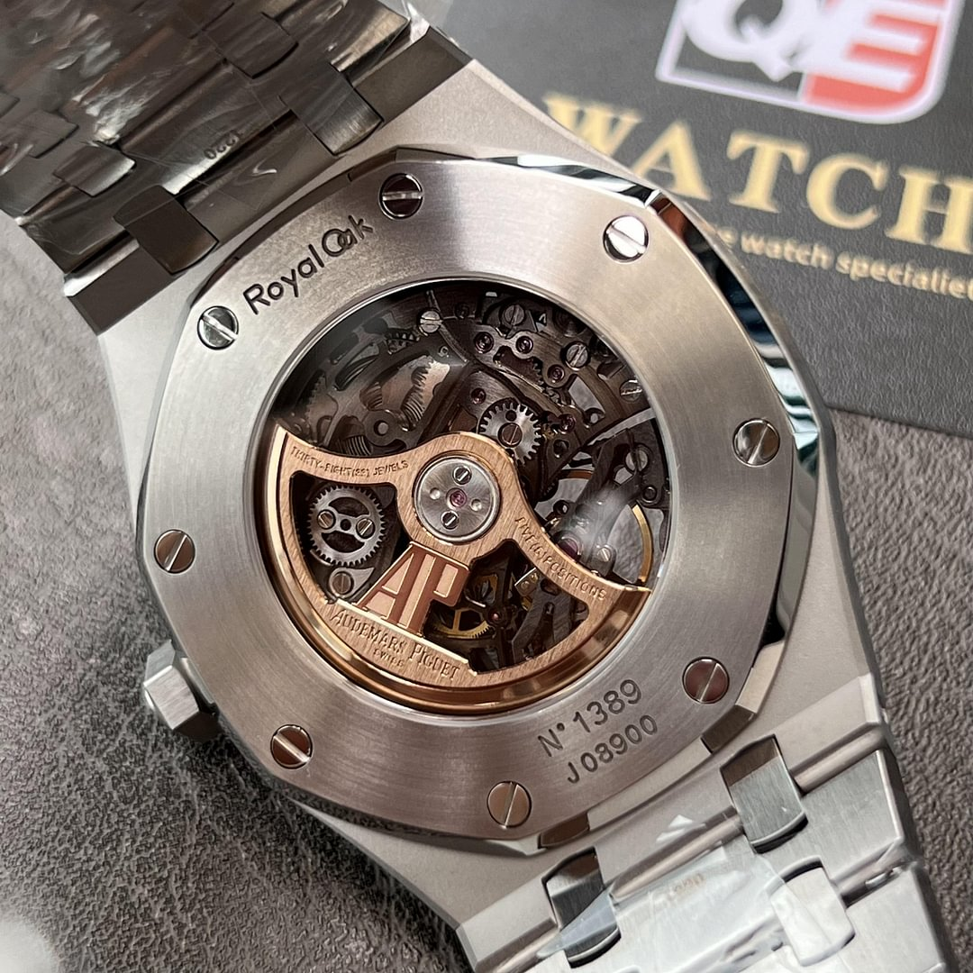 Audemars Piguet Royal Oak 15407ST.OO.1220ST.01 Grey Openworked Dial 41Mm Stainless Steel Super Clone