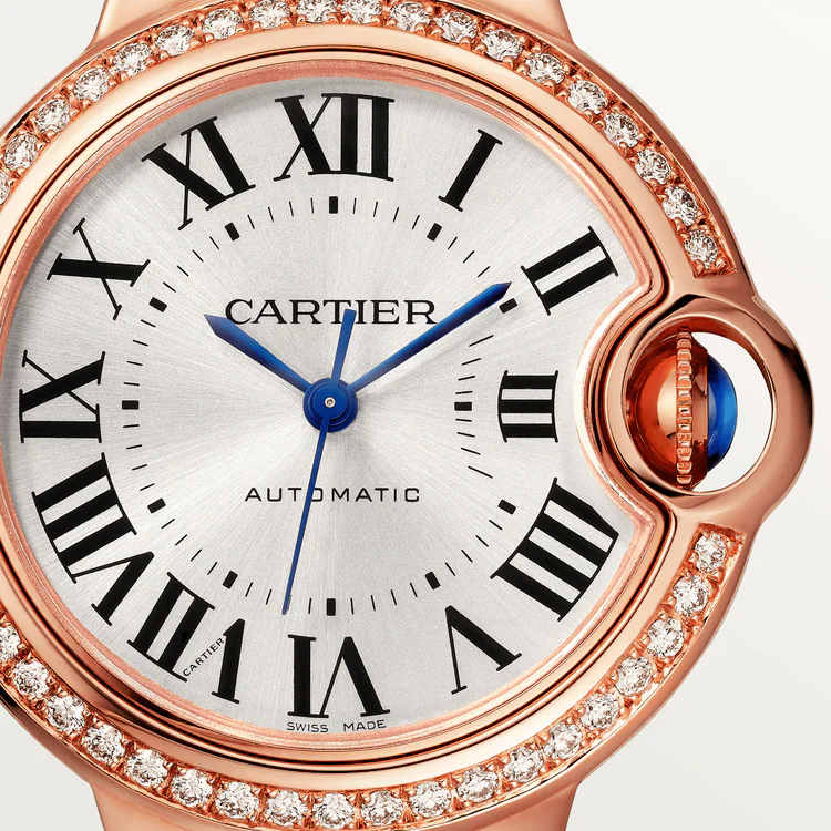 CARTIER BALLON BLEU Diamond Rose Gold 33mm