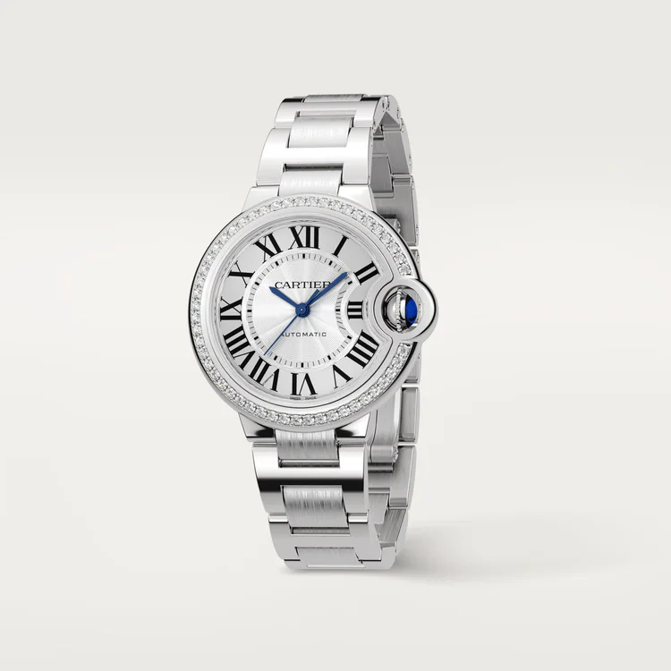 CARTIER BALLON BLEU Diamond Watch 33mm