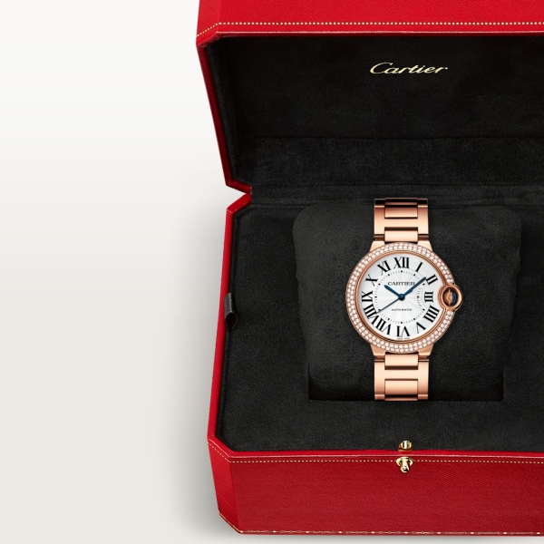 CARTIER BALLON BLEU Diamond Rose Gold 36mm