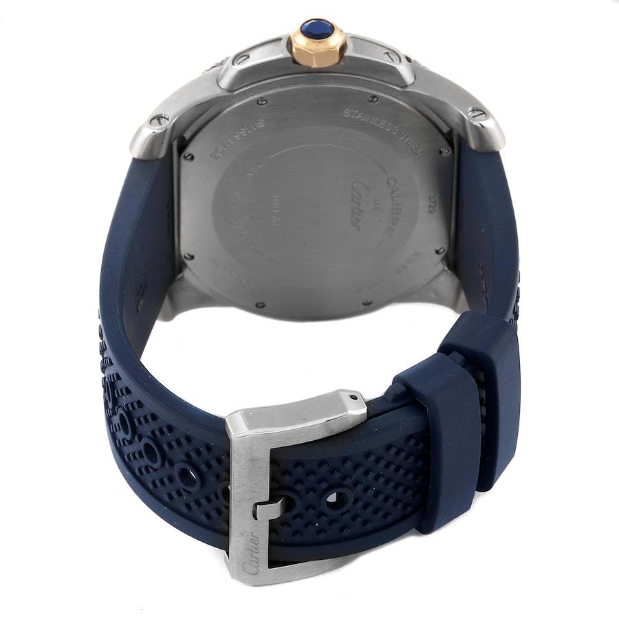 CARTIER CALIBRE ROSE GOLD MIX BLUE 42mm WGCA0010