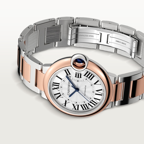 CARTIER BALLON BLEU Rose Gold Mix 36mm